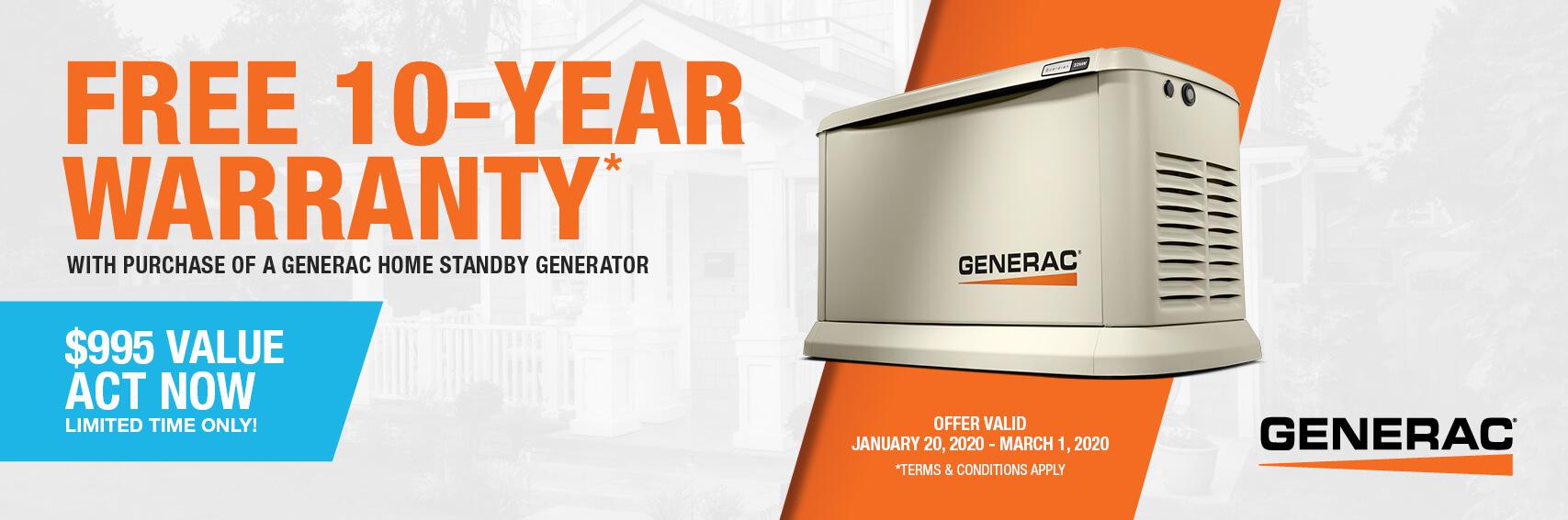 Homestandby Generator Deal | Warranty Offer | Generac Dealer | SPRINGFIELD, IL
